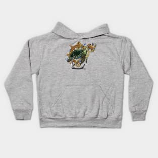 Green Sea Turtle Kids Hoodie